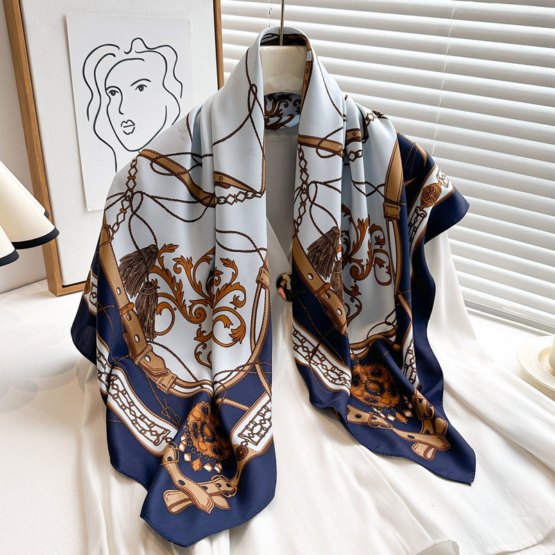 Foulard "Échos Baroques" en soie