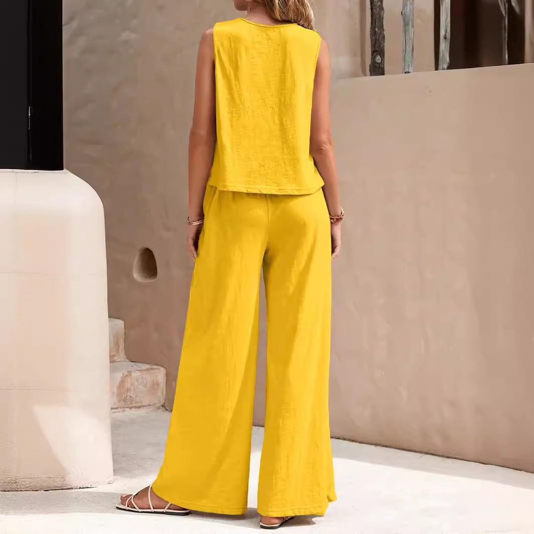 Silhouette Libre – Ensemble Décontracté 2 Pièces Femme