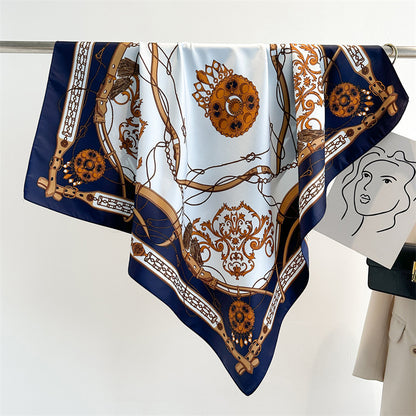 Foulard "Échos Baroques" en soie