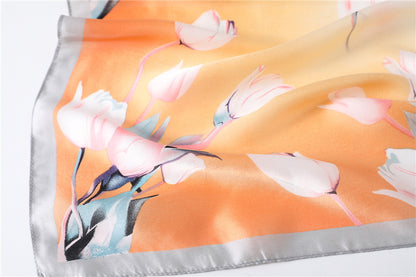 Foulard "Éclat Floral" en Soie