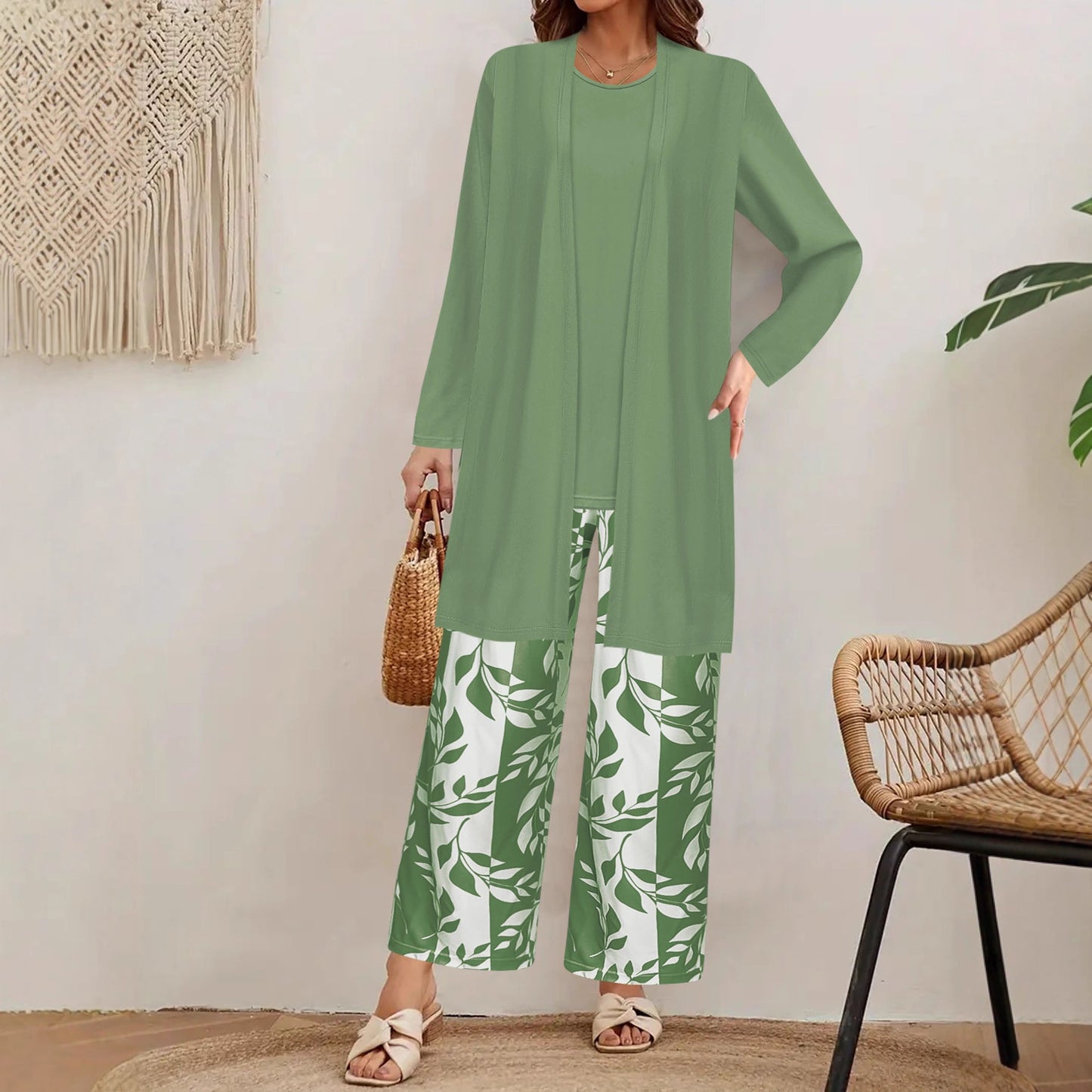 Ensemble Trois Pièces Casual Chic