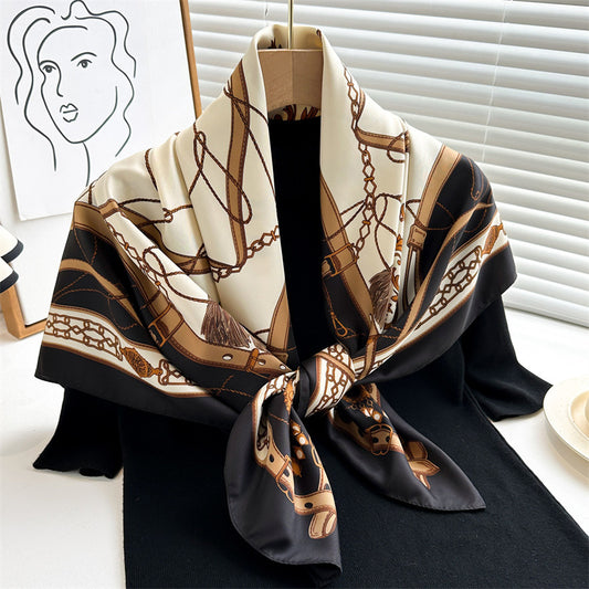 Foulard "Échos Baroques" en soie