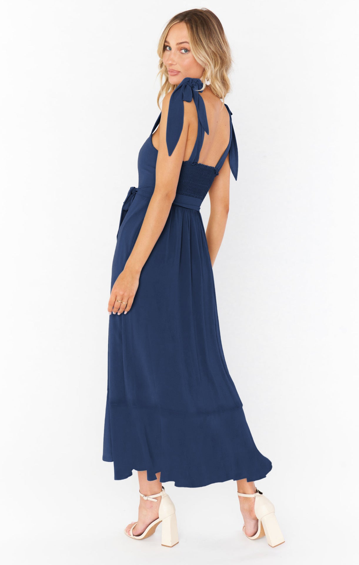 Esprit Sauvage – Robe Bohème Fendue à Bretelles