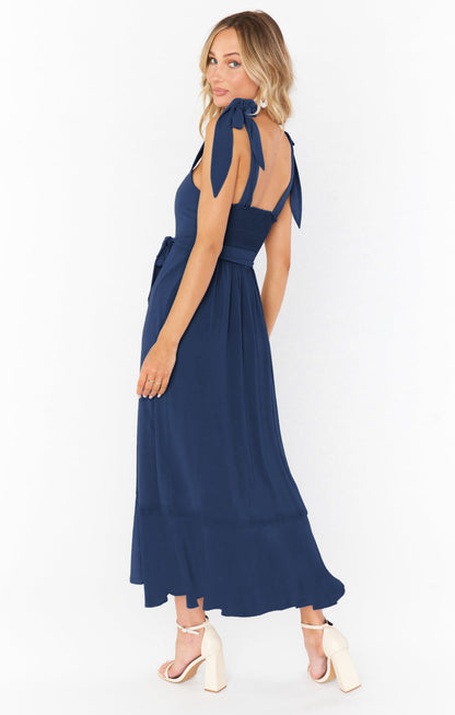 Esprit Sauvage – Robe Bohème Fendue à Bretelles