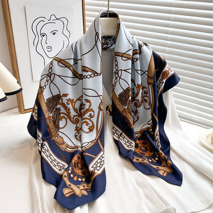 Foulard "Échos Baroques" en soie