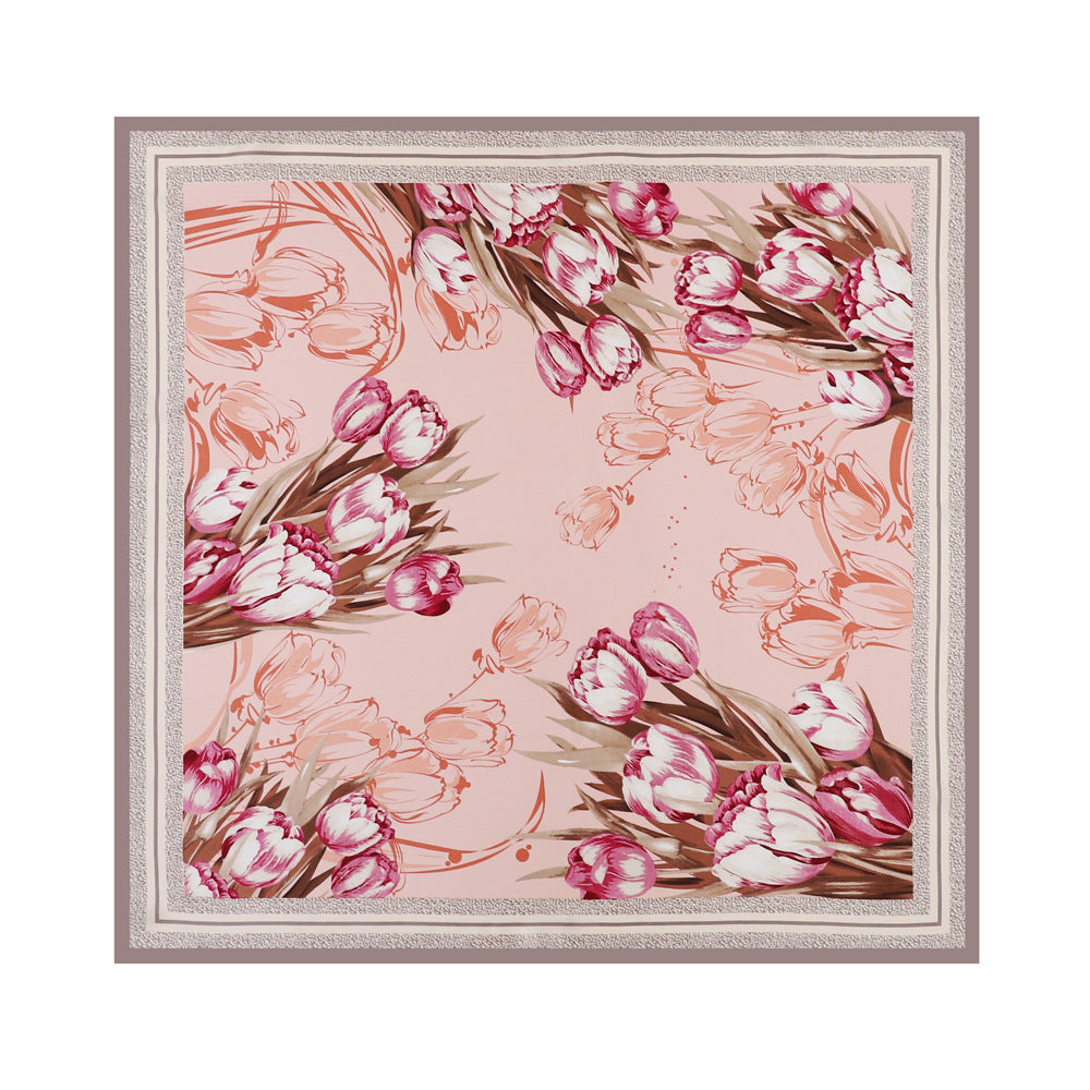 Foulard "Éclat Fleuri" en Soie