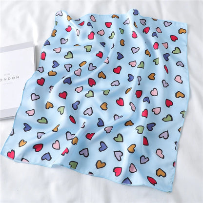 Foulard "Cœur Bohème" en Soie