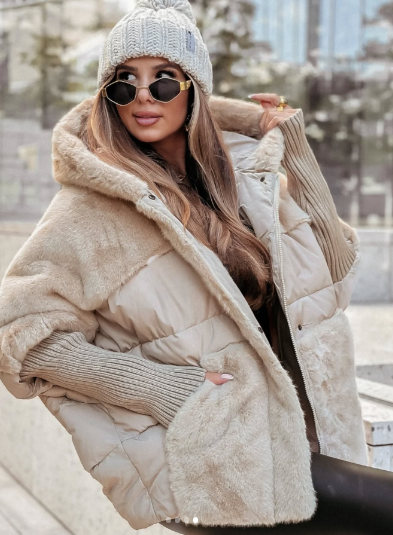 Veste Douce à Capuche