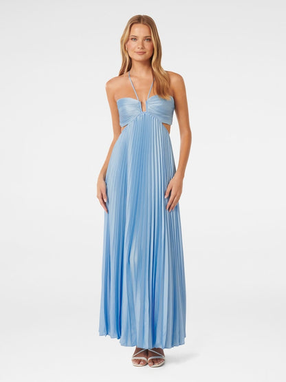 Robe Longue Plissée Sublimée