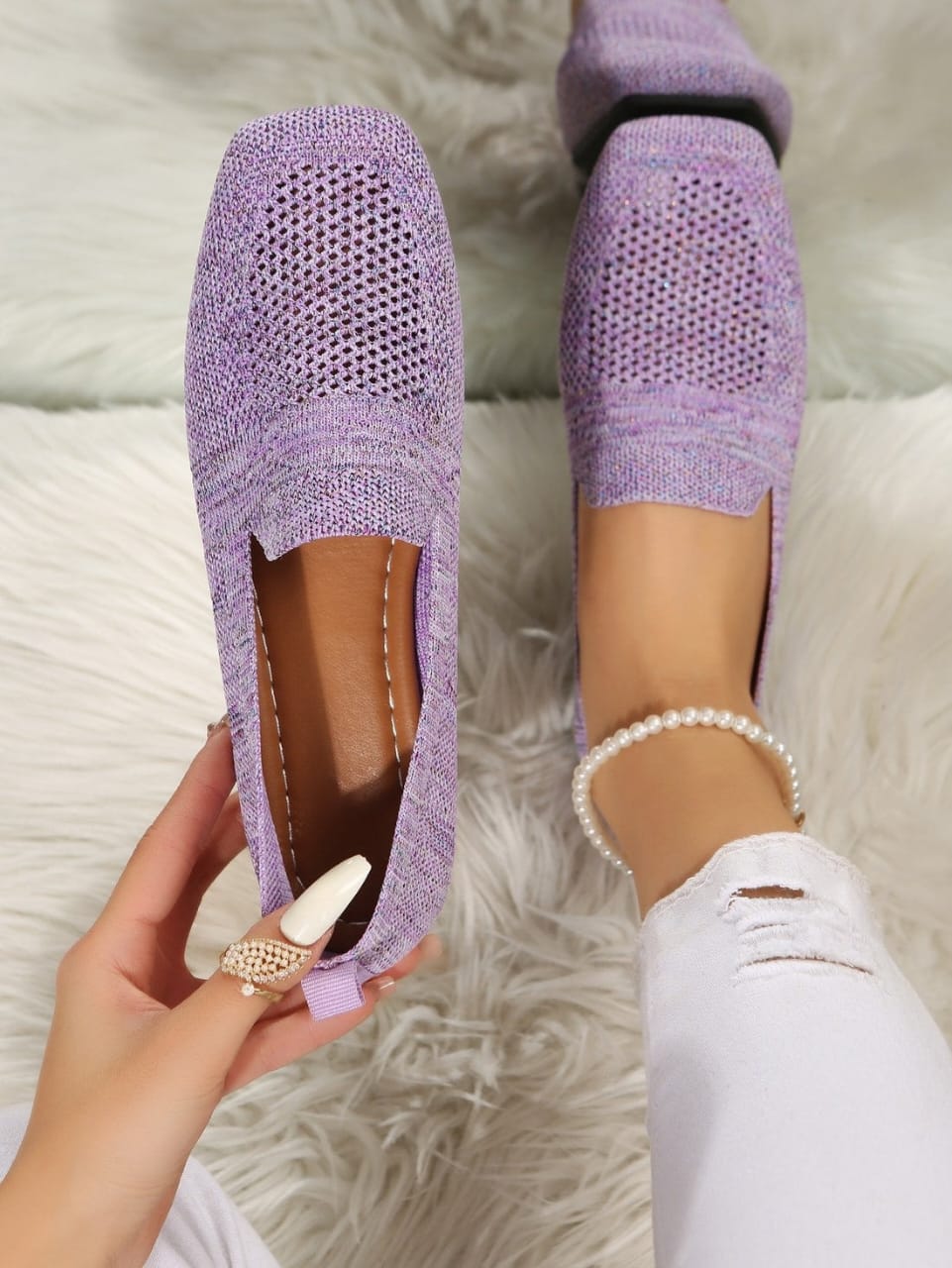 Mocassins Maille Respirante