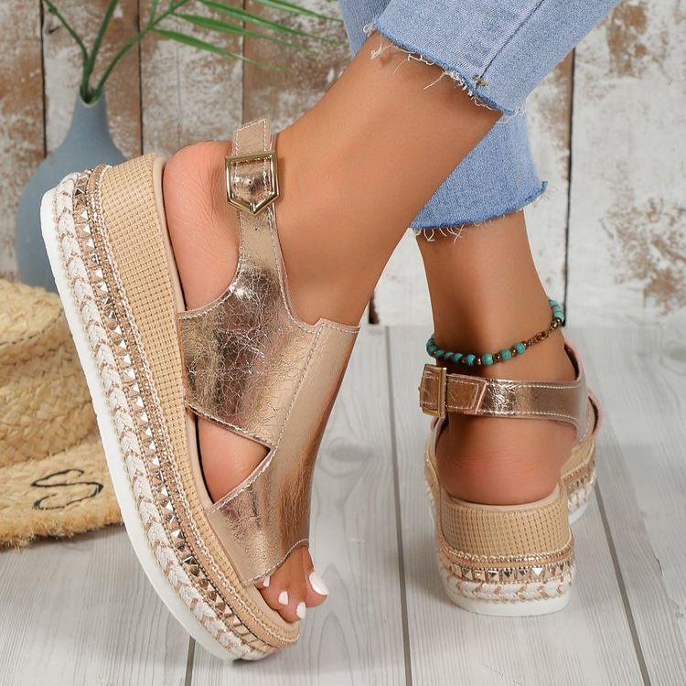 Sandales Brillantes Élégance d’Été – Confort & Style en Toute Légèreté