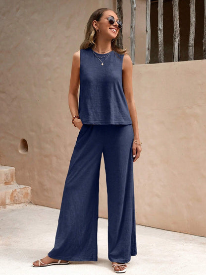 Silhouette Libre – Ensemble Décontracté 2 Pièces Femme