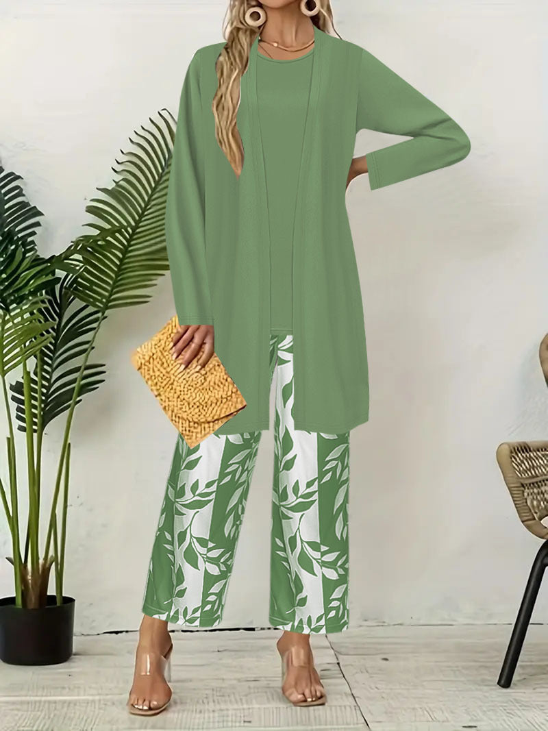 Ensemble Trois Pièces Casual Chic