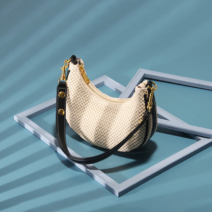 Sac Épaule Raffiné en Paille