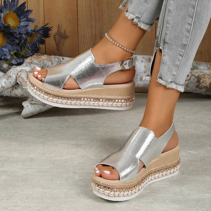 Sandales Brillantes Élégance d’Été – Confort & Style en Toute Légèreté